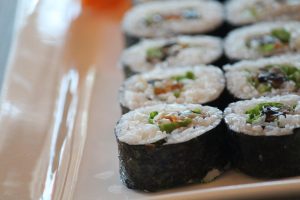 Sushi Maki à la calebasse et au radis mariné